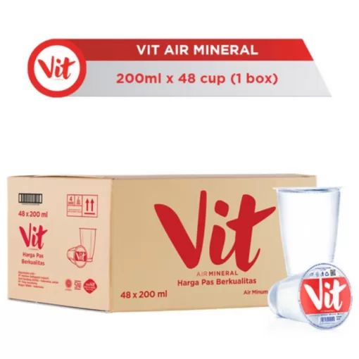Vit Gelas 220ml isi 48 Cup