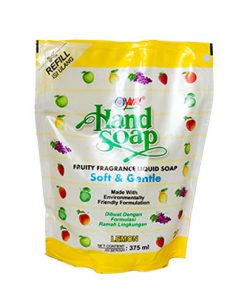 Yuri Hand Soap Lemon Pouch 375ml