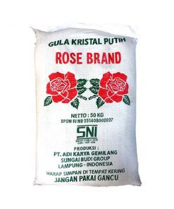 Gula Pasir Lokal Rose Brand 50kg