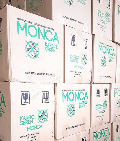 Monca Karbol Sereh 1500ml/12 Botol
