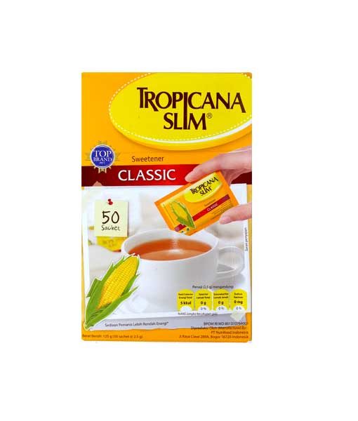 Tropicana Slim Sweetener Classic 50 Sachet