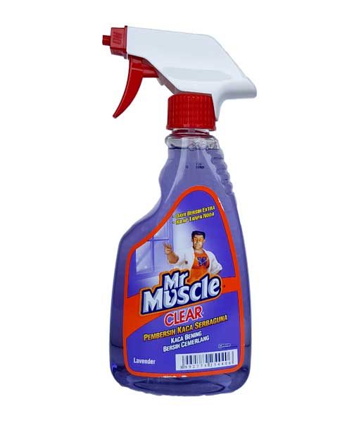 Mr.Muscle Clear Pembersih Kaca Lavender Pump 500ml