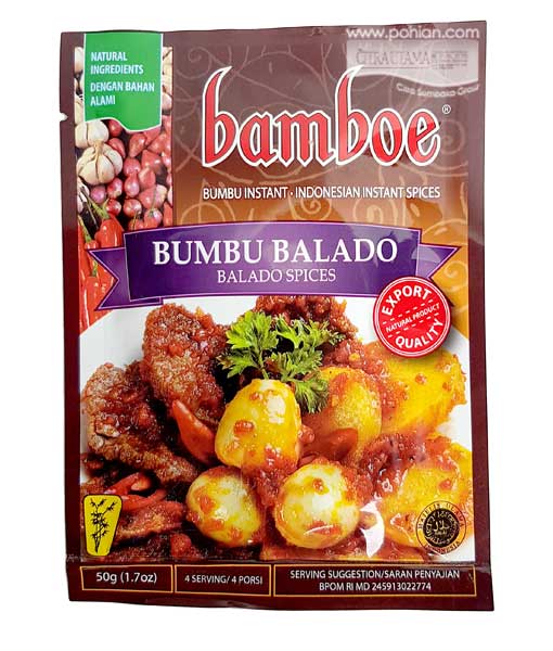 BAMBOE BUMBU BALADO  50gr AGEN SEMBAKO GROSIR Grosir 