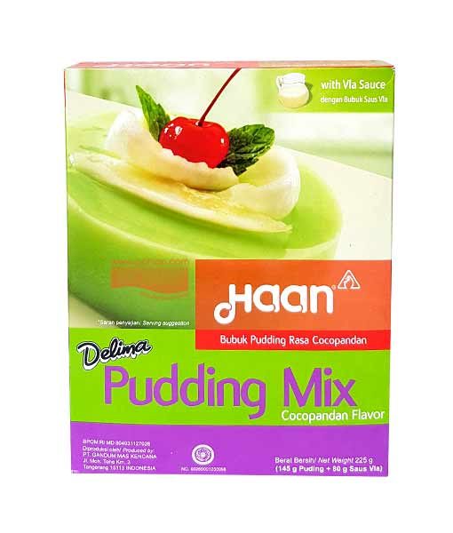 Haan Pudding Mix Cocopandan 225ml