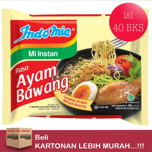 Indomie Ayam Bawang 69gr/40'S