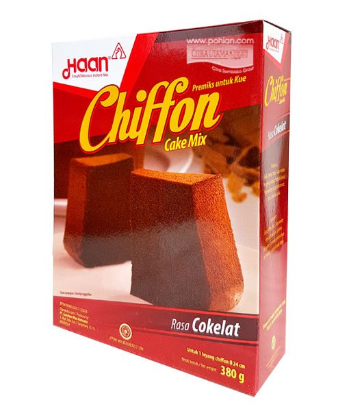 Haan Chiffon Cake Mix Cokelat 380gr