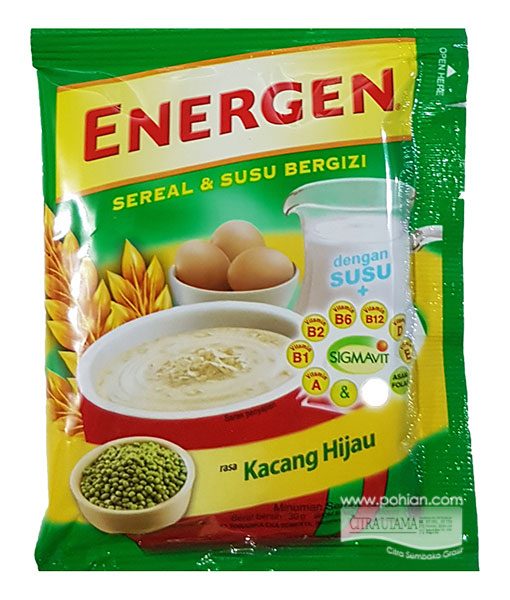 Energen Rasa Kacang Hijau Renceng x 10 Sac