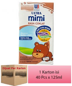 Susu Ultra Mimi Coklat 125ml/40 Pcs