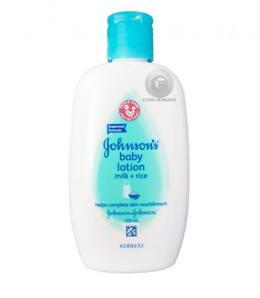 Johnsons Baby Lotion Milk+Rice 100ml