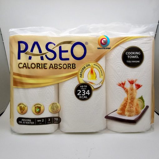 Tissue Paseo Calorie Absorb  3 Rolls