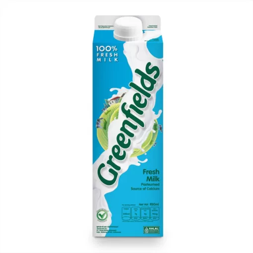 Greenfields Fresh Milk 950ml - Image 2