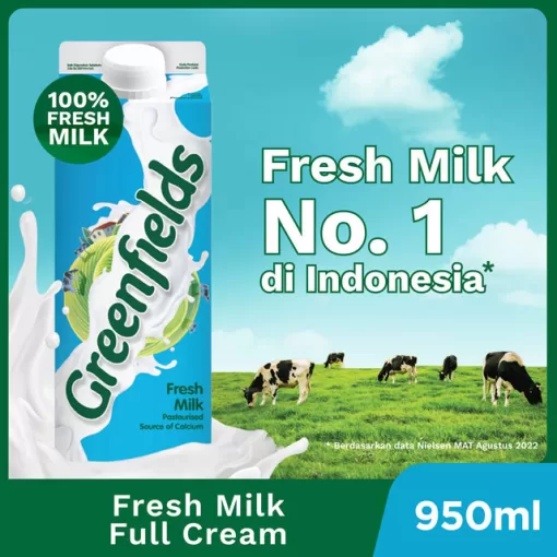 Greenfields Fresh Milk 950ml