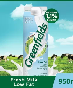 Greenfields Fresh Milk Low-Fat 950ml