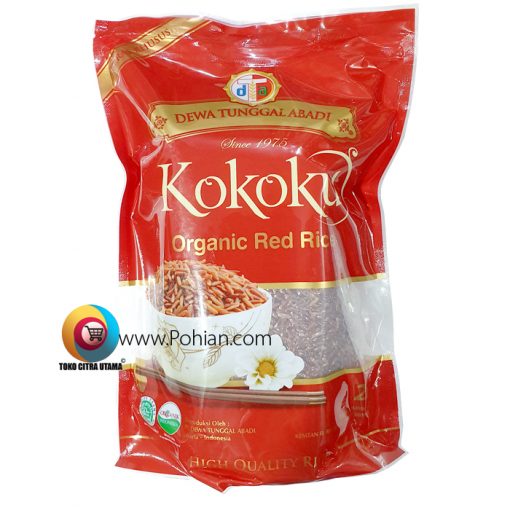 Beras Kokoku Merah Organik 2 kg