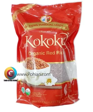 Beras Kokoku Merah Organik 2 kg