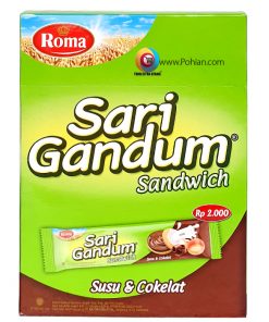 Roma Sari Gandum Coklat 12 x 39gr