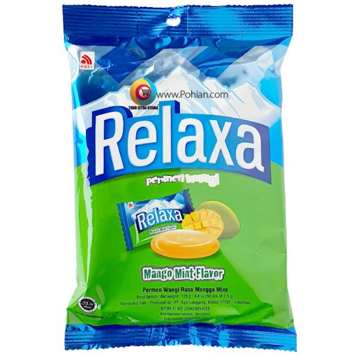 Permen RELAXA MANGO MINT 125gr