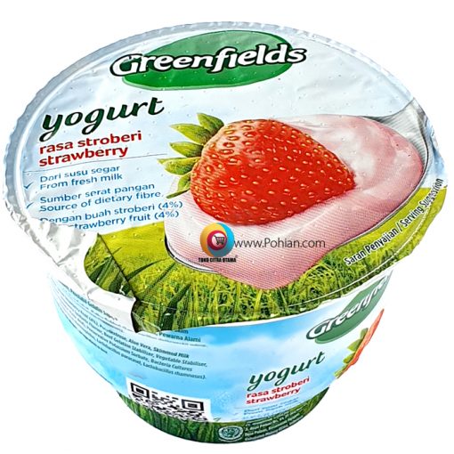 Greenfields Yogurt Cup Strawberry 125gr