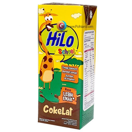 HiLo School Cokelat Tetra Pak 200ml