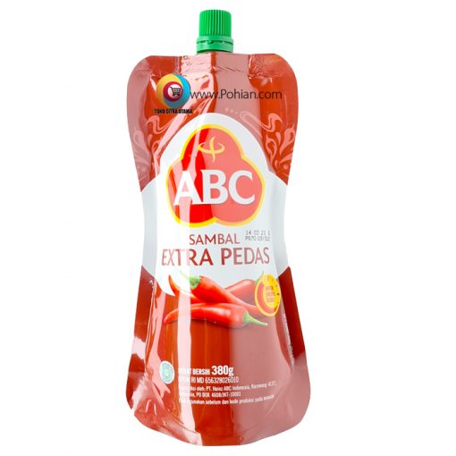 ABC Sambal Extra Pedas Pouch Corong 380gr