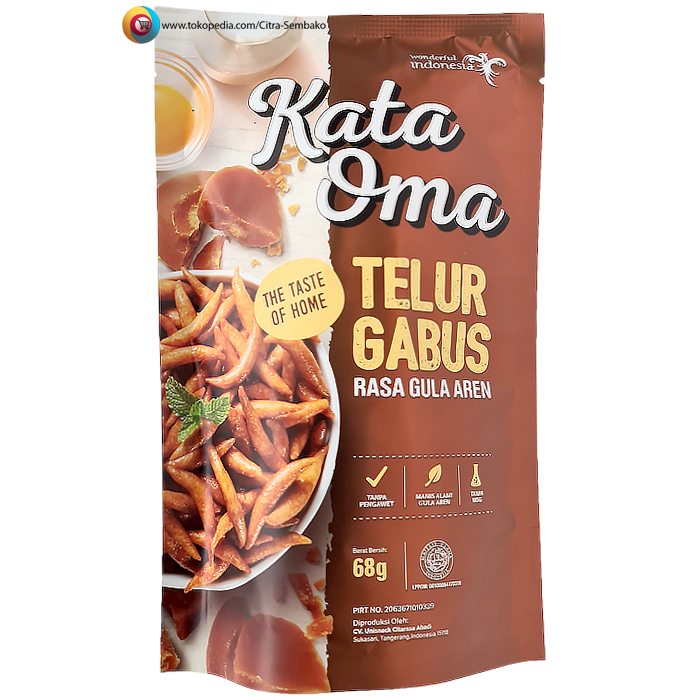 Telur Gabus Kata Oma Rasa Gula Aren – AGEN SEMBAKO GROSIR – Grosir