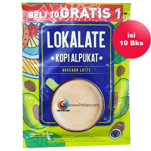 Lokalate Kopi Alpukat 15gr | 10 bks Bonus 1
