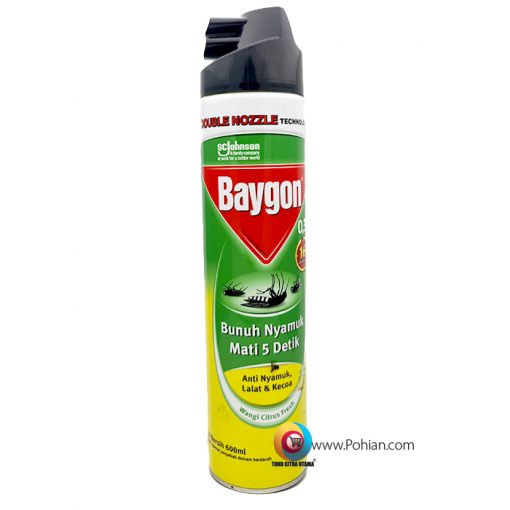 Baygon Aerosol Citrus Fresh 600 ml