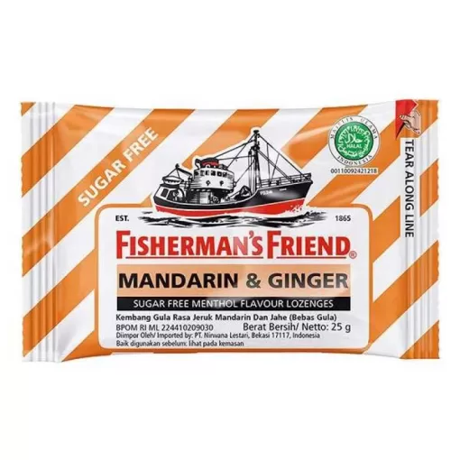 Fisherman"s Friend. Sugar Free Mandarin Ginger