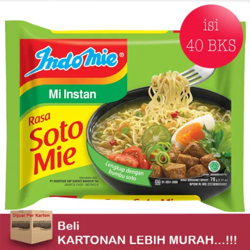 INDOMIE SOTO MIE 70gr/40"S