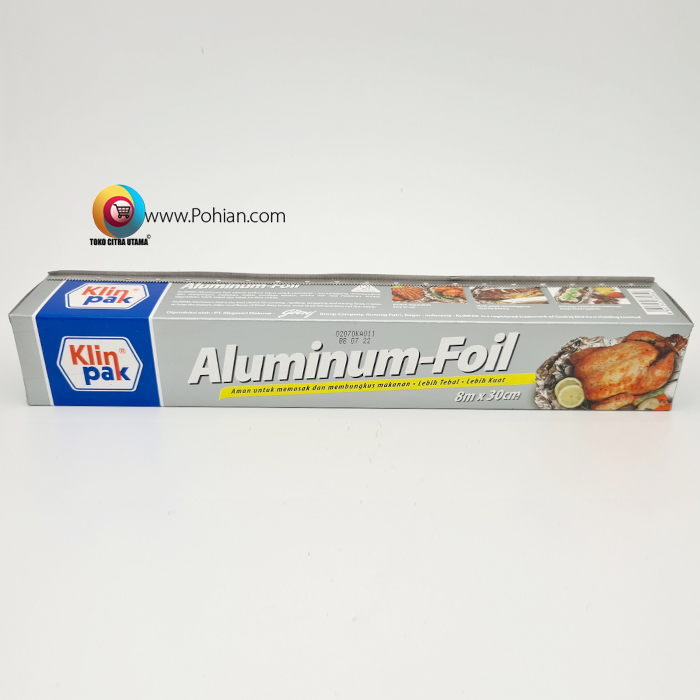Klin Pak AluminumFoil Box 8 M x 30 Cm AGEN SEMBAKO GROSIR Grosir