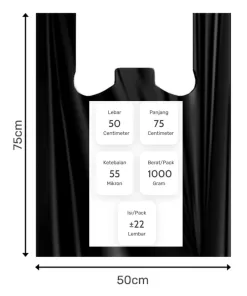 Alternative view of PLASTIK HD LOCO HITAM 50 1KG