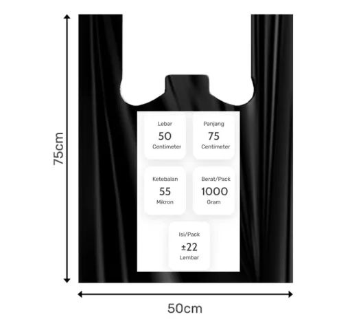PLASTIK HD LOCO HITAM 50 1KG - Image 2
