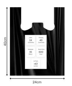 Alternative view of PLASTIK HD LOCO HITAM 24