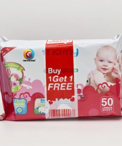 Mamy Love Baby Wipes with Chamomile & Aloe Vera 50 Sheet