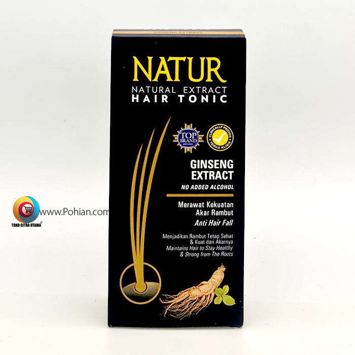 NATUR Hair Tonic Ginseng 90 ml AGEN SEMBAKO GROSIR Grosir Sembako