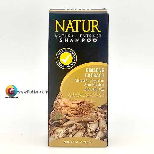 NATUR Shampoo Ginseng Extract 80 ml