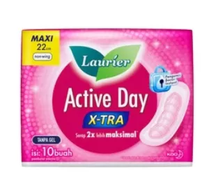 Laurier Active Day Super Maxi Non Wing 22 cm Isi 10 pcs
