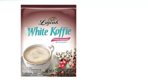 White Koffie Less Sugar 20gr