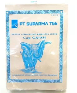 KERTAS NASI GAJAH SEDANG - BIRU