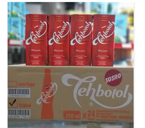 Sosro Teh Botol Kotak 250ml/24"s