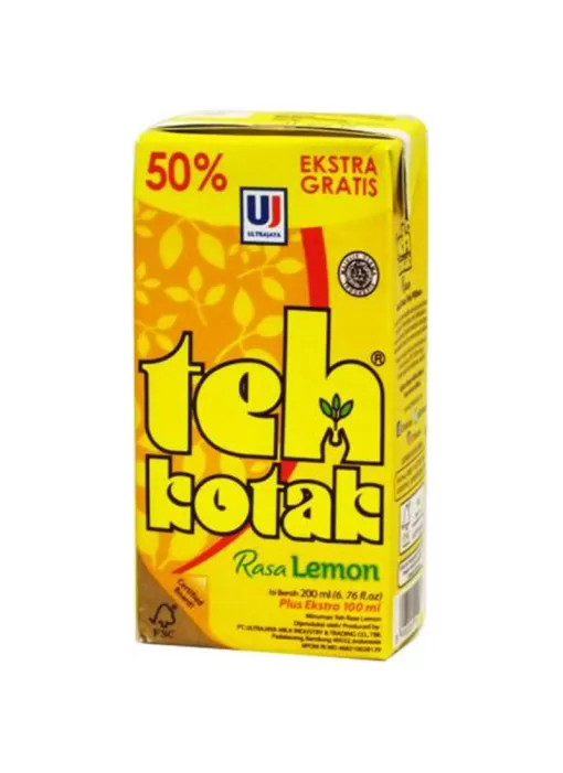 ULTRA TEH KOTAK Lemon 200 ML