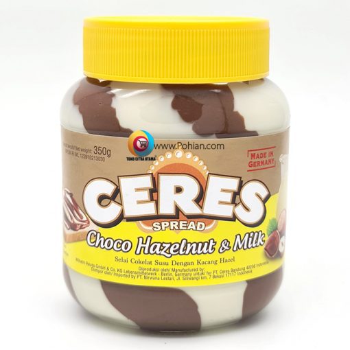 CERES SPREAD CHOCO HAZEL. & MILK 350gr