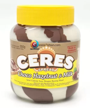 CERES SPREAD CHOCO HAZEL. & MILK 350gr