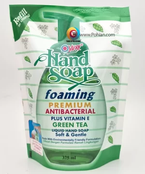 Yuri Hand Soap Foaming G. Tea 375ml