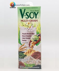 Vsoy Susu Kedelai Multi Grain | V-soy Soya Milk 1 Liter UHT