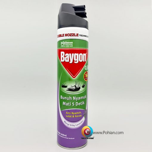 Baygon Aerosol Silky Lavender 600 ml