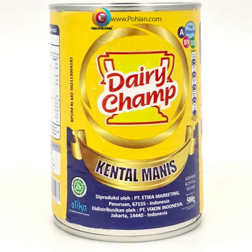 SUSU Kental Manis Kaleng Dairy Champ 500 Gram