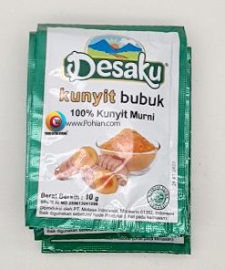 DESAKU Kunyit Bubuk 10 Gram (1 Pack isi 12 Sachet)