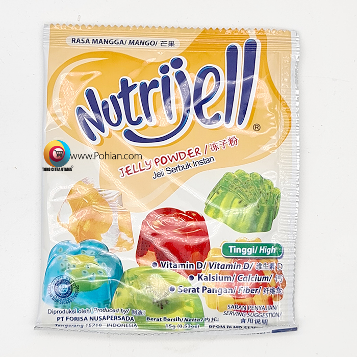 NUTRIJELL Jelly Powder Mango 15 gram AGEN SEMBAKO GROSIR Grosir