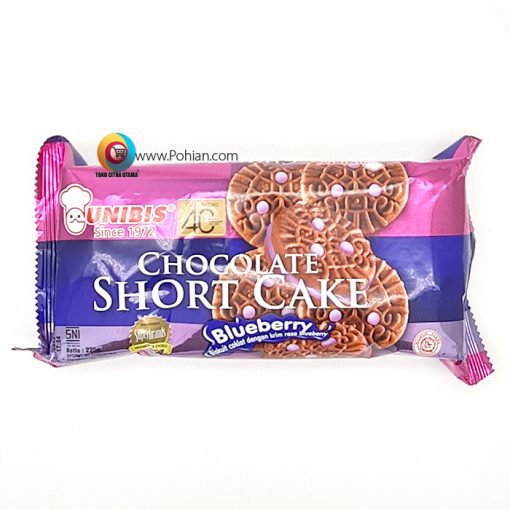 UNIBIS Chocolate Short Cake Blueberry 225 Gram